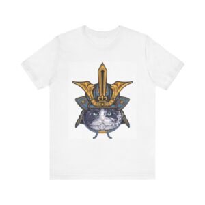 Playful Cat Warrior Unisex Tee Shirt  - Perfect for Cat Lovers and Game Enthusiasts